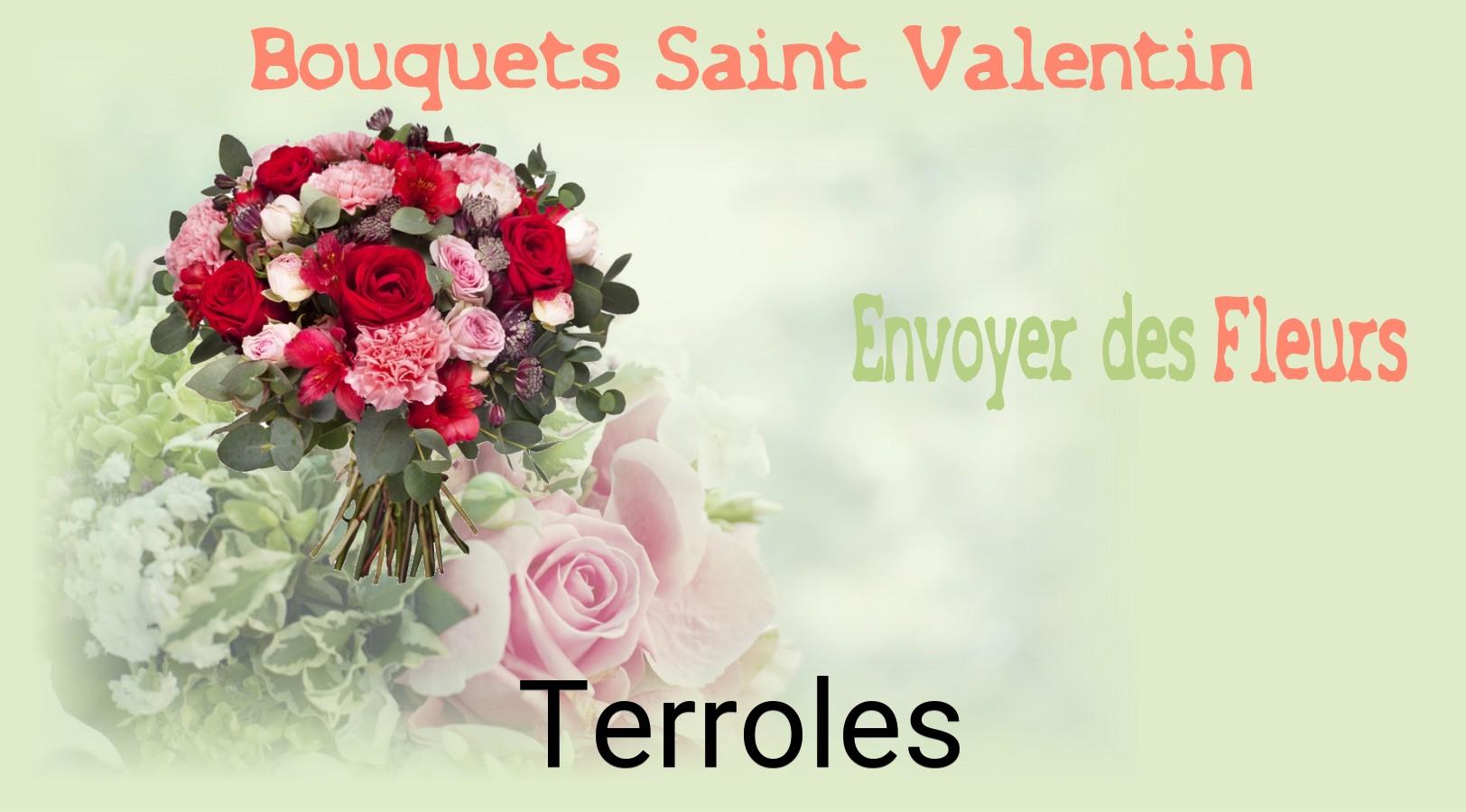 Roses de Saint-Valentin livrées à Terroles